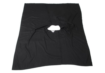 ISSEY MIYAKE 20SS Cotton Stole Neck Poncho Black Size 2