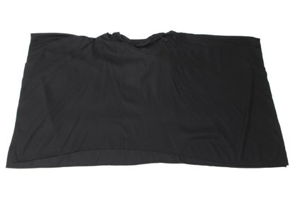 ISSEY MIYAKE 20SS Cotton Stole Neck Poncho Black Size 2