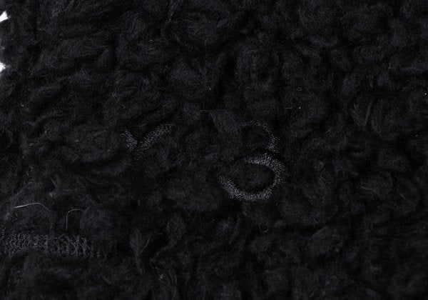 Y-3 Leopard Pocket Boa Fleece Jacket Black Size M