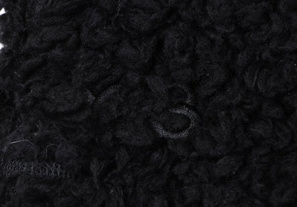Y-3 Leopard Pocket Boa Fleece Jacket Black Size M
