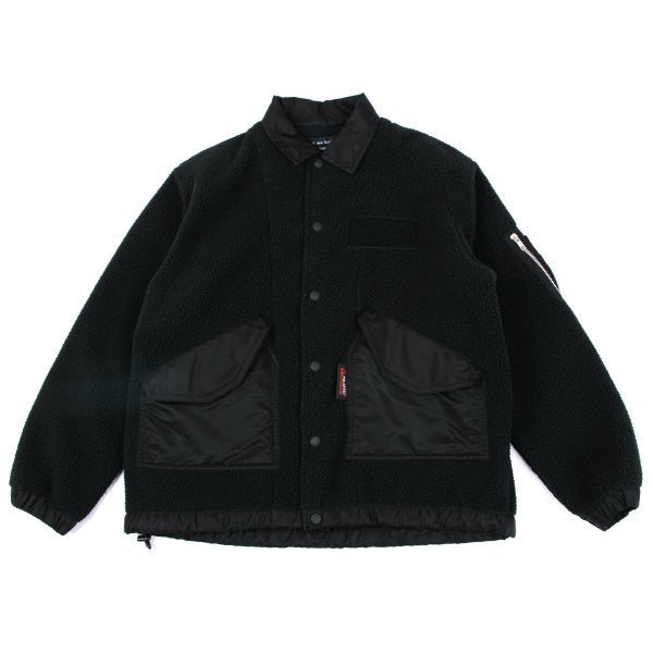 COMME des GARCONS HOMME Nylon Panel Jacket Black Size XS