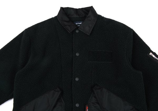 COMME des GARCONS HOMME Nylon Panel Jacket Black Size XS