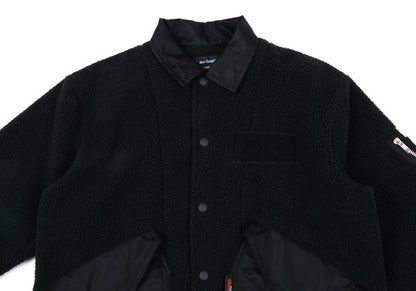 COMME des GARCONS HOMME Nylon Panel Jacket Black Size XS