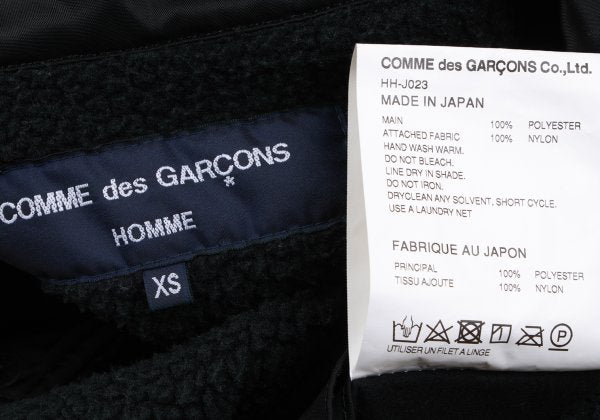COMME des GARCONS HOMME Nylon Panel Jacket Black Size XS