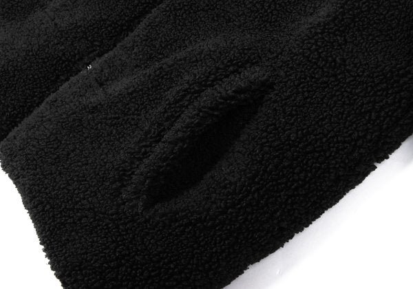 JOTT Reversible Hooded Boa Sleeve Patch Jacket Black Size M