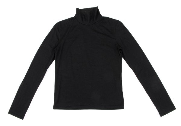 Yohji Yamamoto NOIR Wool High-Neck Long Shirt Black Size 3