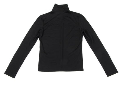 Yohji Yamamoto NOIR Wool High-Neck Long Shirt Black Size 3