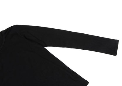 MICHIKO by Y's Wool Boat Neck Top Black Size 2