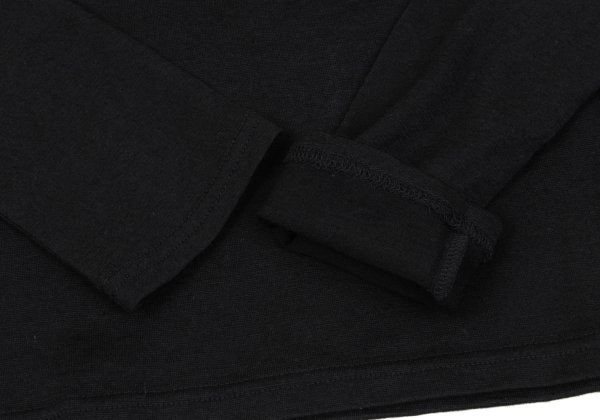 MICHIKO by Y's Wool Boat Neck Top Black Size 2
