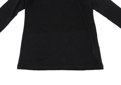 MICHIKO by Y's Wool Boat Neck Top Black Size 2