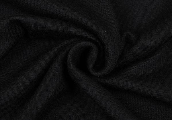 MICHIKO by Y's Wool Boat Neck Top Black Size 2