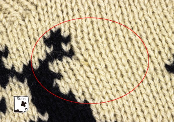 45rpm Wool Nordic Low Gauge High Neck Sweater Beige Size M