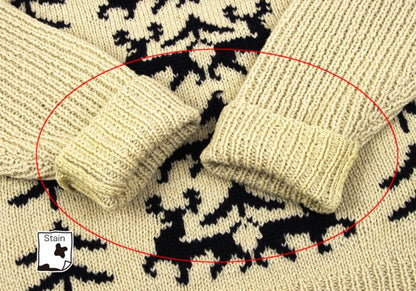 45rpm Wool Nordic Low Gauge High Neck Sweater Beige Size M
