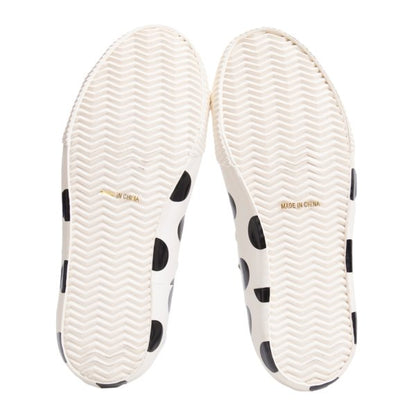 Y's Canvas Dot Print Low-Top Sneakers White Size 23CM