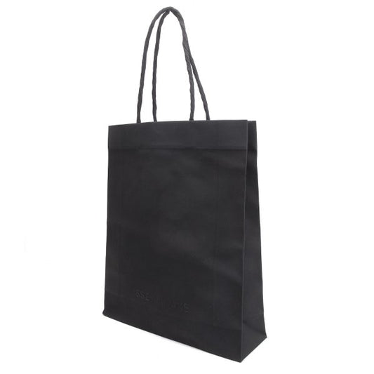 ISSEY MIYAKE Logo Embroidered Bag Black