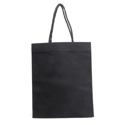 ISSEY MIYAKE Logo Embroidered Bag Black