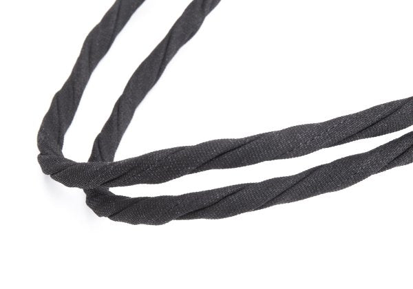 ISSEY MIYAKE Logo Embroidered Bag Black