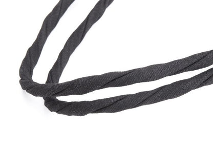 ISSEY MIYAKE Logo Embroidered Bag Black