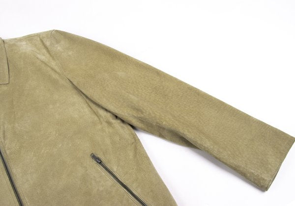 Calvin Klein Leather Jacket Beige Size M