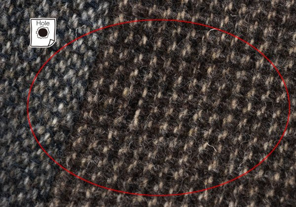 Papas Harris Tweed Patchwork Jacket Brown Size M46