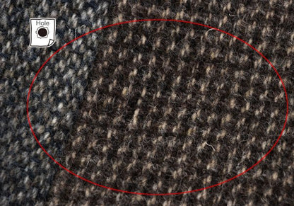 Papas Harris Tweed Patchwork Jacket Brown Size M46
