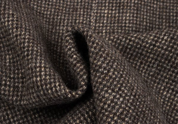 Papas Harris Tweed Patchwork Jacket Brown Size M46
