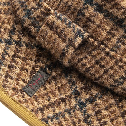 Papas Wool Check Tweed Hat Brown Size M