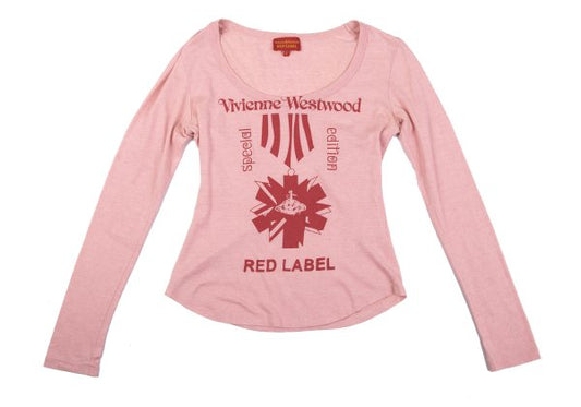 Vivienne Westwood Red Label Cotton Blend Top Pink Size 2