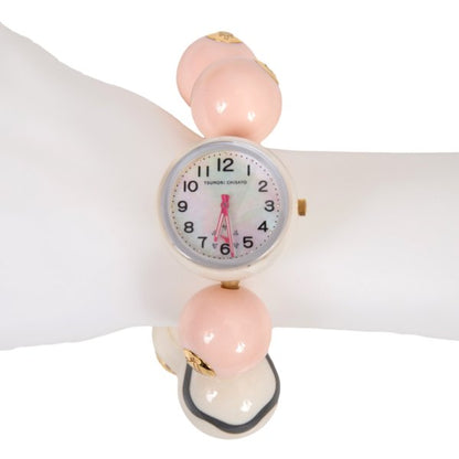 TSUMORI CHISATO Resin Bracelet Watch Pink
