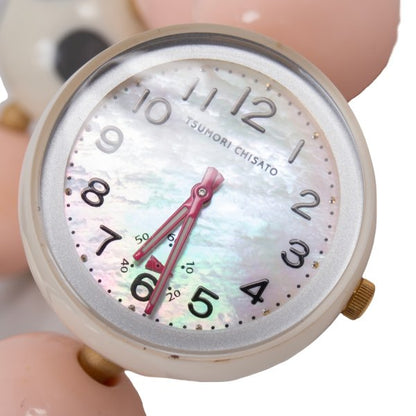 TSUMORI CHISATO Resin Bracelet Watch Pink