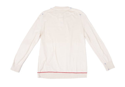 Martin Margiela Color Stitch Sweater White Size M