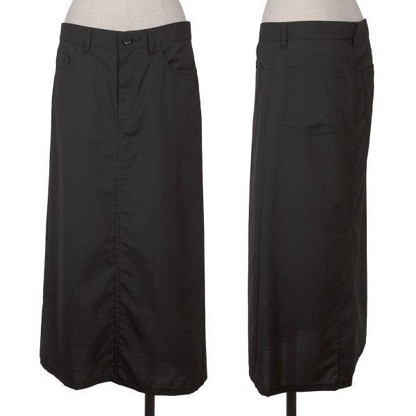 COMME des GARCONS Wool Blend Back Slit Skirt Size M