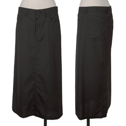 COMME des GARCONS Wool Blend Back Slit Skirt Size M