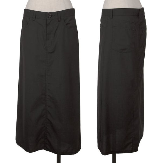 COMME des GARCONS Wool Blend Back Slit Skirt Size M