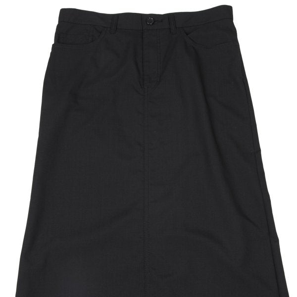 COMME des GARCONS Wool Blend Back Slit Skirt Size M