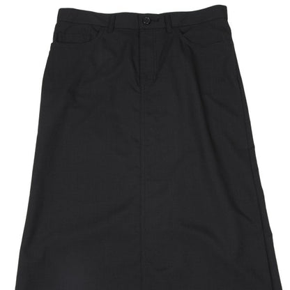 COMME des GARCONS Wool Blend Back Slit Skirt Size M