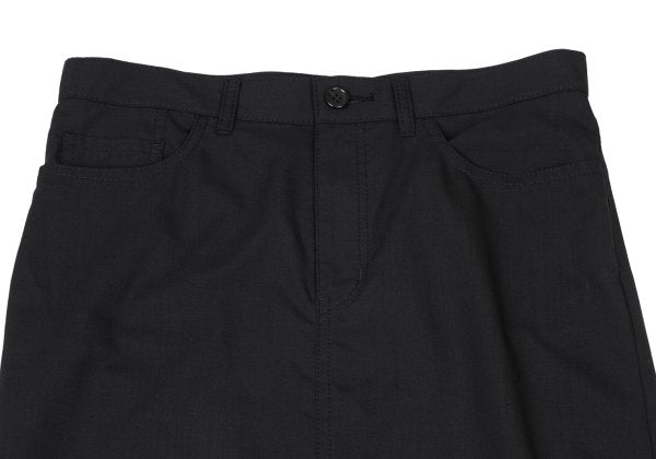 COMME des GARCONS Wool Blend Back Slit Skirt Size M