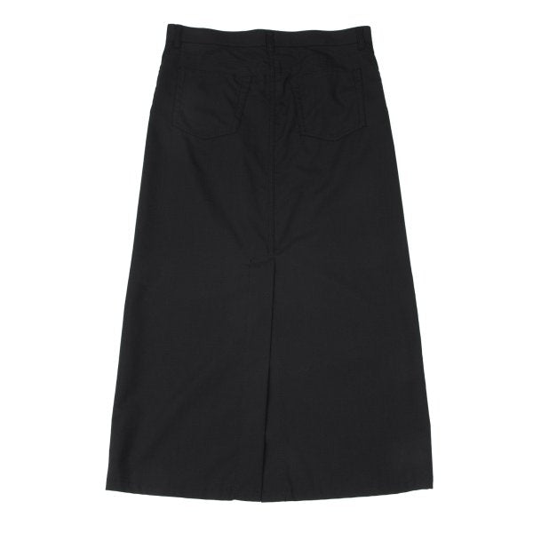 COMME des GARCONS Wool Blend Back Slit Skirt Size M
