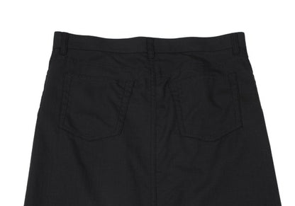 COMME des GARCONS Wool Blend Back Slit Skirt Size M