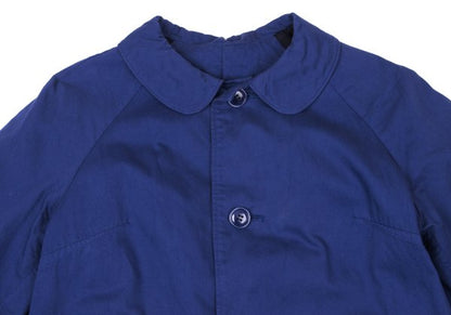 Yohji Yamamoto NOIR Cotton Raglan Round Jacket Blue Size 2