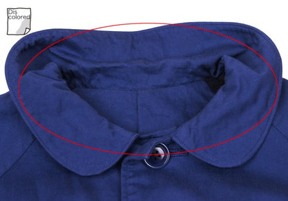 Yohji Yamamoto NOIR Cotton Raglan Round Jacket Blue Size 2