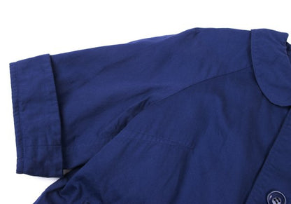Yohji Yamamoto NOIR Cotton Raglan Round Jacket Blue Size 2