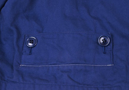 Yohji Yamamoto NOIR Cotton Raglan Round Jacket Blue Size 2