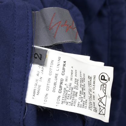 Yohji Yamamoto NOIR Cotton Raglan Round Jacket Blue Size 2