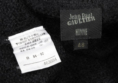 Jean Paul GAULTIER HOMME Black Turtleneck Sweater Size 48