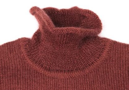 Jean Paul GAULTIER HOMME Brick Turtleneck Sweater Size 48