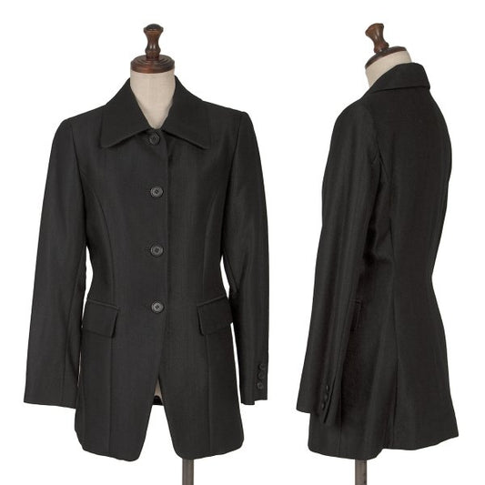 A.T ATSURO TAYAMA Wool Blend Jacket Black Size S