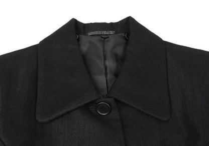 A.T ATSURO TAYAMA Wool Blend Jacket Black Size S