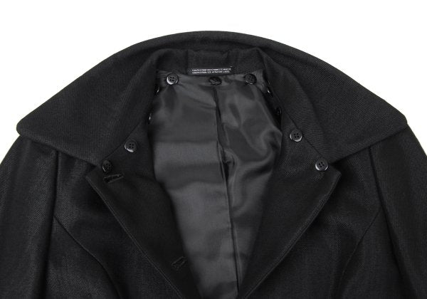 A.T ATSURO TAYAMA Wool Blend Jacket Black Size S