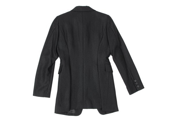 A.T ATSURO TAYAMA Wool Blend Jacket Black Size S